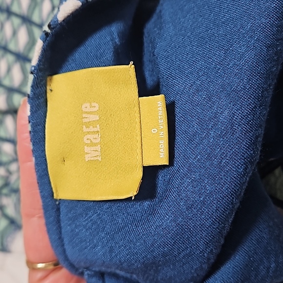 Maeve By Anthropologie V Neck Cut Out Back Dress Size 0 Stretchable - Picture 9 of 10